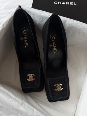 Chanel Matthieu Blazy suede shoes